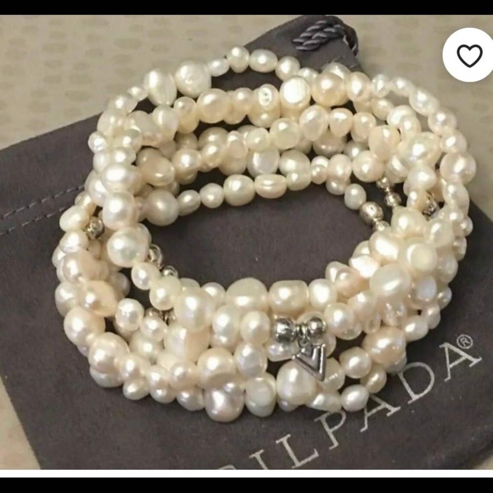 Silpada Goddess pearl bracelets
